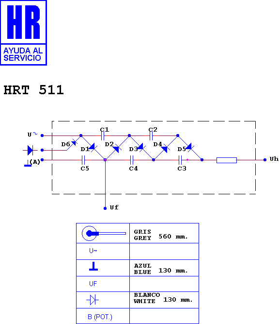 Schematic diagram for HRT 511