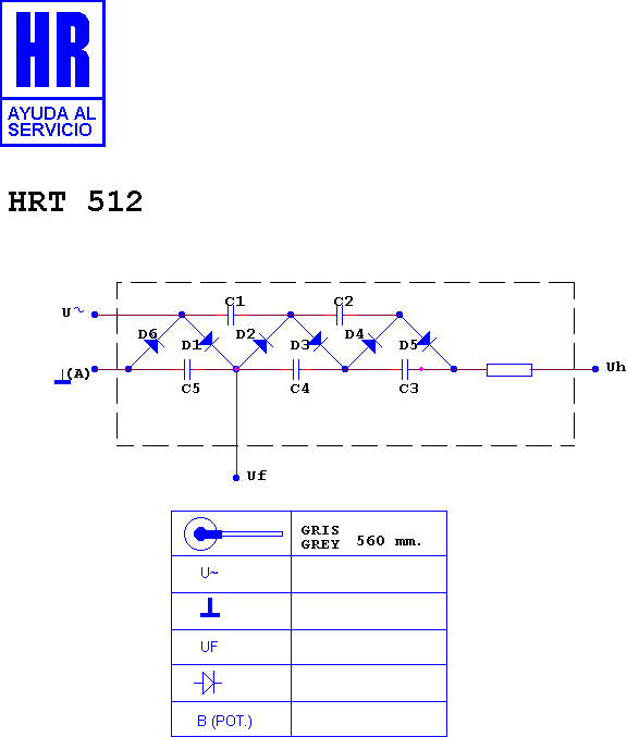 Schematic diagram for HRT 512