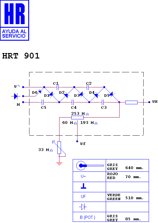 Schematic diagram for HRT 901